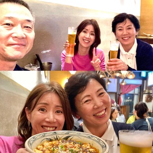 ★麻婆豆腐に顔寄せながら